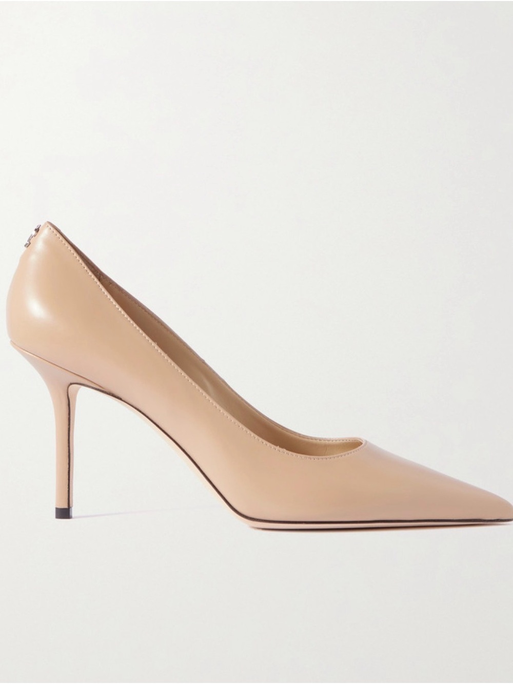 Jimmy Choo LOVE 85 Beige Pointed-Toe Stiletto Pump